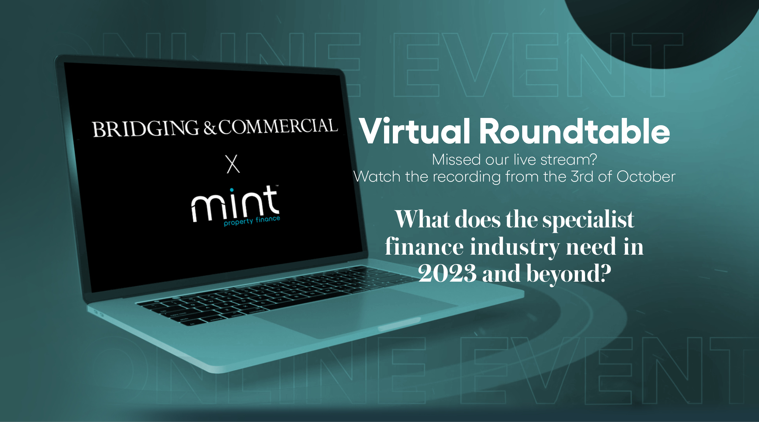 Coming Next Week – “What does the specialist finance industry need in 2023 and beyond?”
